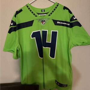 NFL Seattle Seahawks Lime Green On Field Jersey